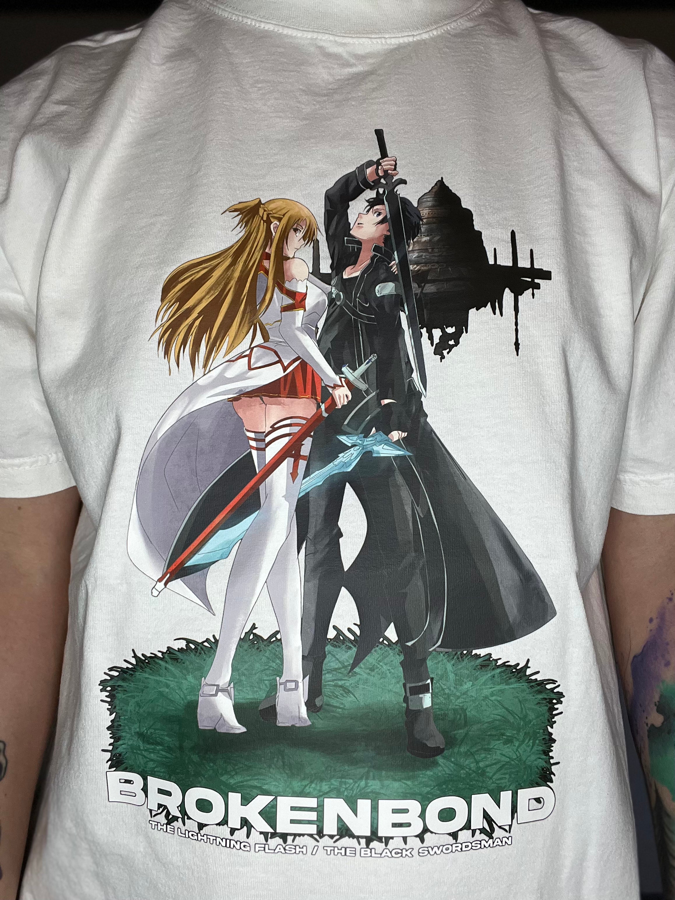 SAO Kirito & Asuna Graphic Tee - 3 Color Ways